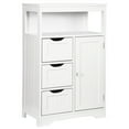 thumbnail image 1 of ZENSTYLE Bathroom Cabinet 3 Drawers Storage Organizer Floor Cupboard Home Living Room Decor, 1 of 9
