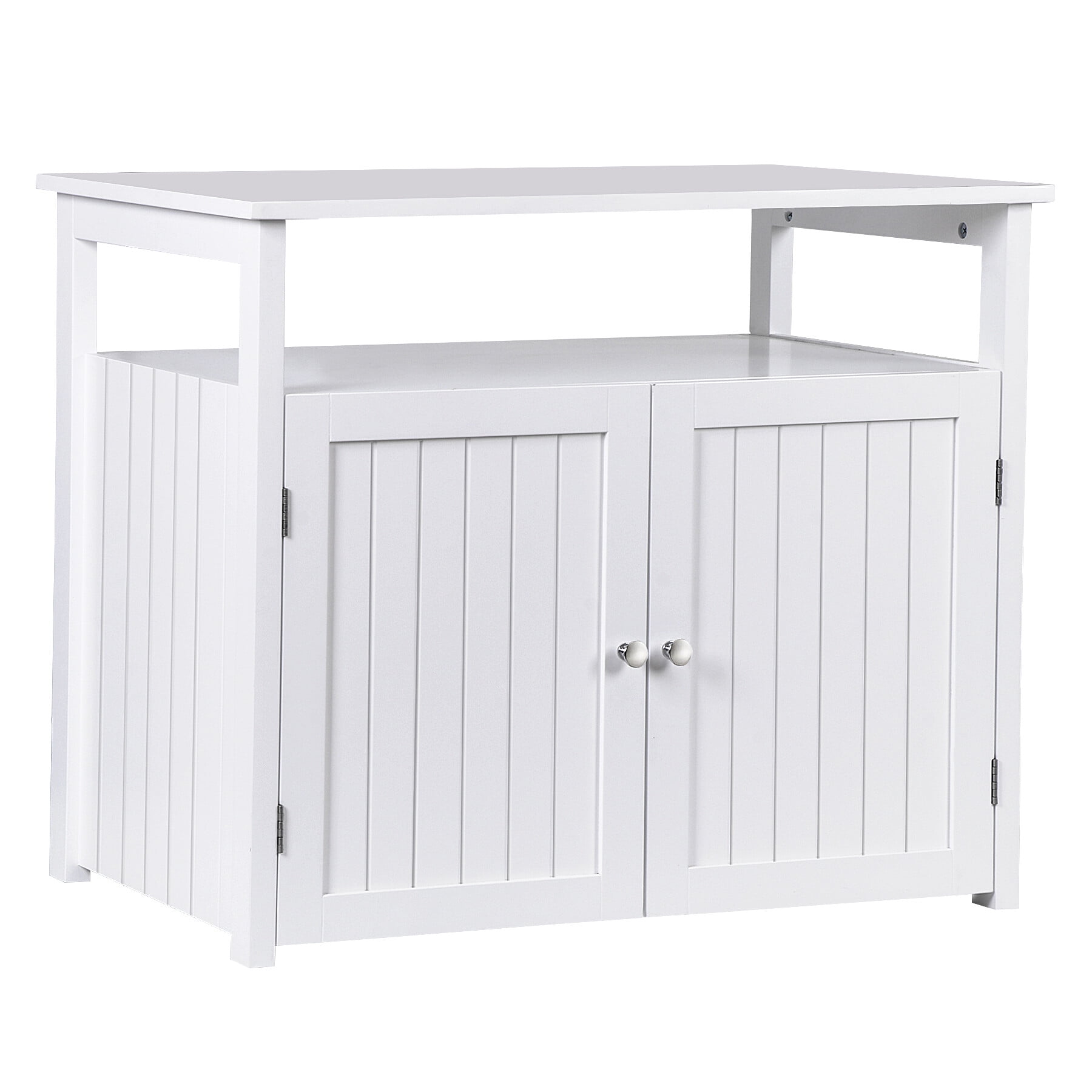 ZENSTYLE Cat House Cat Litter Box with Storage Shelf & Removable