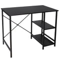 thumbnail image 1 of ZENSTYLE Computer Desk Writing Desk Corner Workstation PC Table, Black, 1 of 6