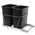 thumbnail image 1 of ZENSTYLE Durable 2 Pack Pull Out Trash Garbage Can 35 Quart Sliding Kitchen Waste Container Saving Space Indoor, 1 of 8