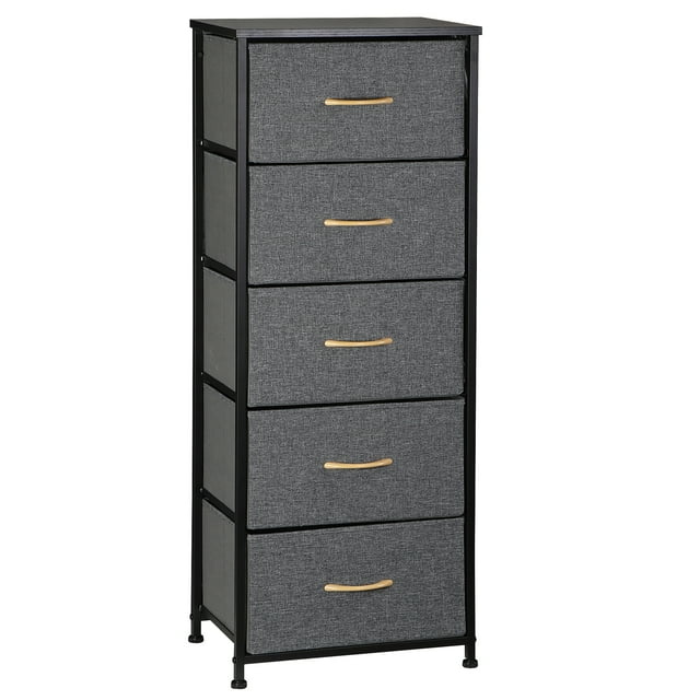 ZENSTYLE Fabric Storage Tower with 5 Drawers Organizer Unit for Bedroom ...