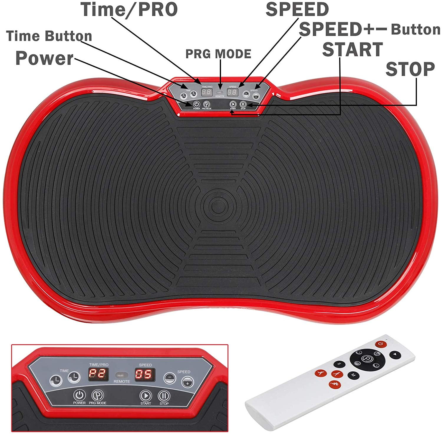 ZENSTYLE Fitness Vibration Massage Machine Massager Whole Full Body Shape Exercise Machine