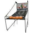thumbnail image 1 of ZENSTYLE Foldable Basketball Arcade Game with LED Scoring & 8 Game Options Electronic Basketball Game Black, 1 of 8