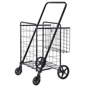 ZENSTYLE Folding Shopping Cart Multi-purpose Utility Cart Trolley Large Capacity