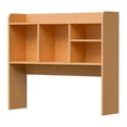 thumbnail image 1 of ZENSTYLE Freestanding Desk Organizer Tabletop Bookshelf with 4 Shelves Wood Frame Natural, 1 of 9