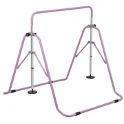ZENSTYLE Gymnastics Bar Foldable Steel Training Bar with Rubber Pads and Slip Resistant Stoppers
