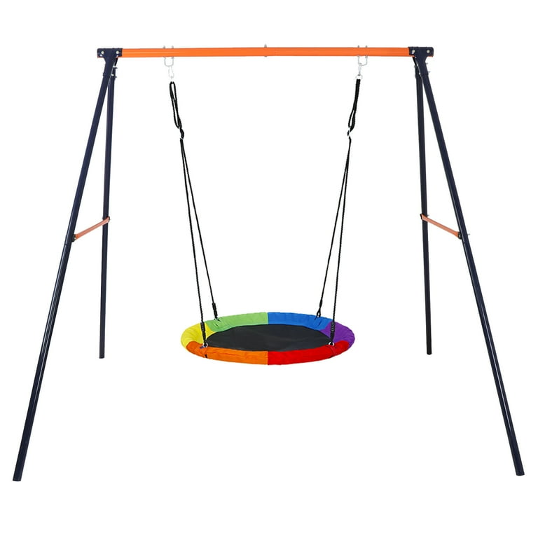 ZENSTYLE Heavy Duty Outdoor Swing Set - 40