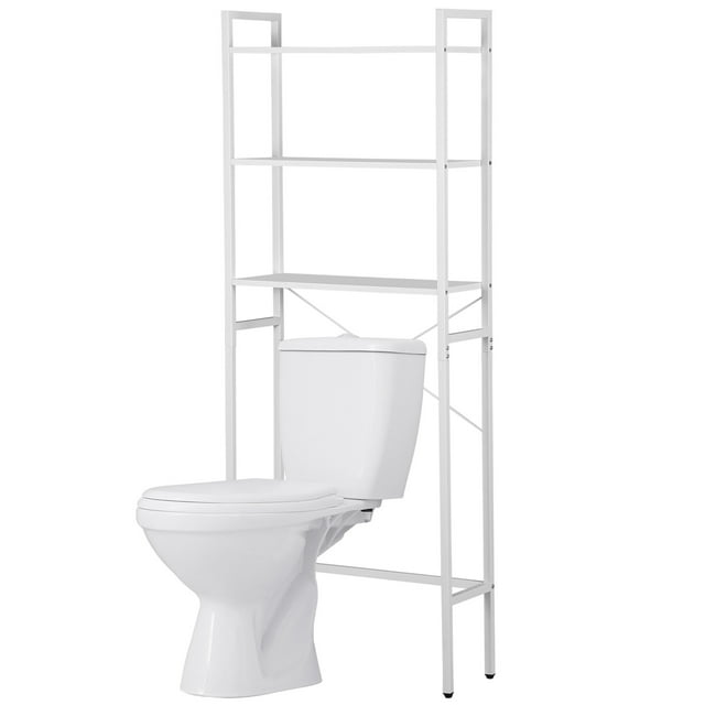 ZENSTYLE Over the Toilet Storage Rack 3Tier Bathroom Shelf Large