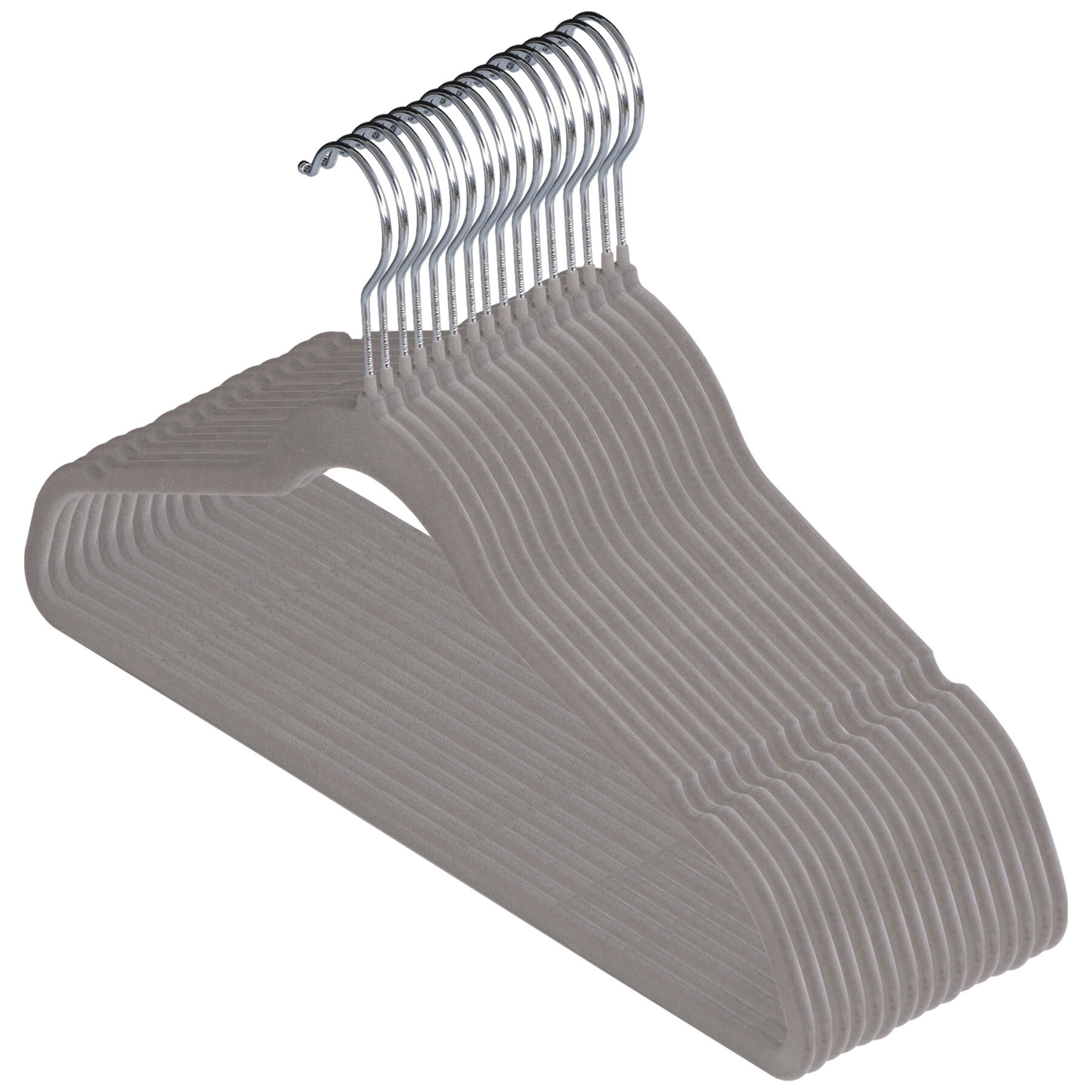 ZENSTYLE Velvet Hanger Skirt Hanger (100 Pack) Durable Junior Clothes