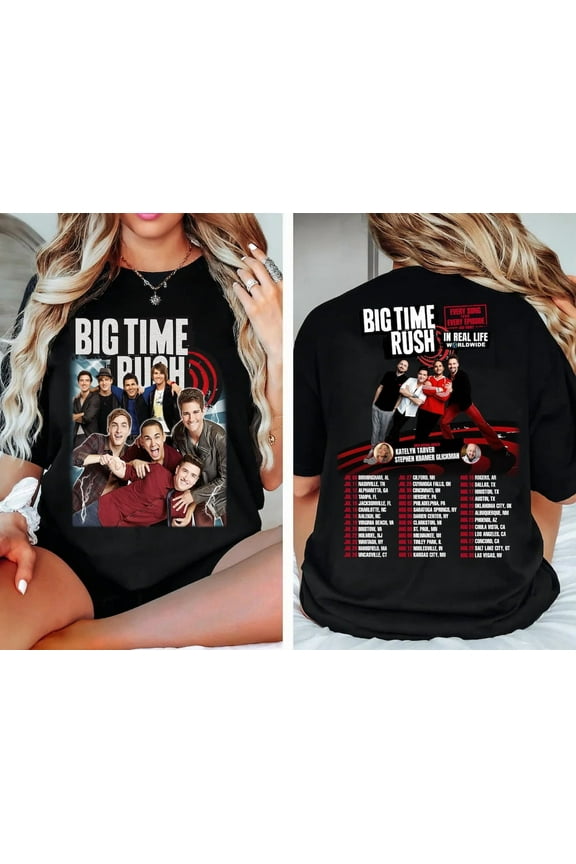 Big Time Rush In Real Life Worldwide Tour 2025 Shirt, Big Time Rush 2025 Concert, Big Time Rush Fan Gift, Big Time Rush Merch, Btr Band Tee Hot Trending Shirt/Sweatshirt/Hoodie
