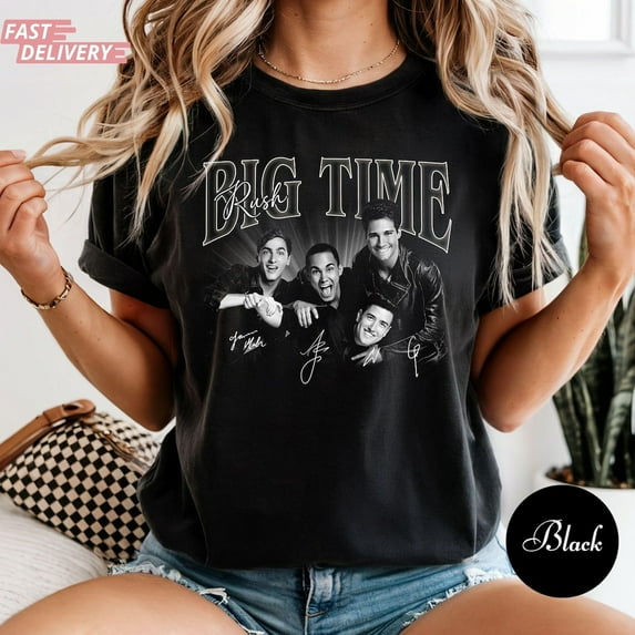 ZENUA Big Time Rush Tour 2025 Shirt, Big Time Rush Band Pop Music Fan Shirt, Vintage Concert Band Tee, 90S Music Shirt Btr Fan Gift Hot Trending Shirt/Sweatshirt/Hoodie