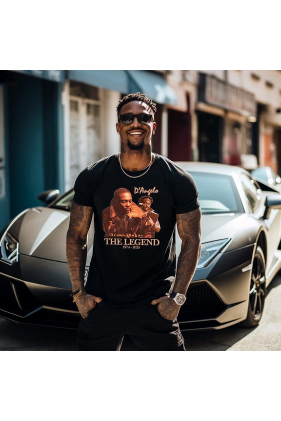 D'Angelo Rip T Shirt, Brown Sugar Tour Tee, Concert Merch, Vntg Rap Tee 90S Rnb 2000'S Music Hot Trending Shirt/Sweatshirt