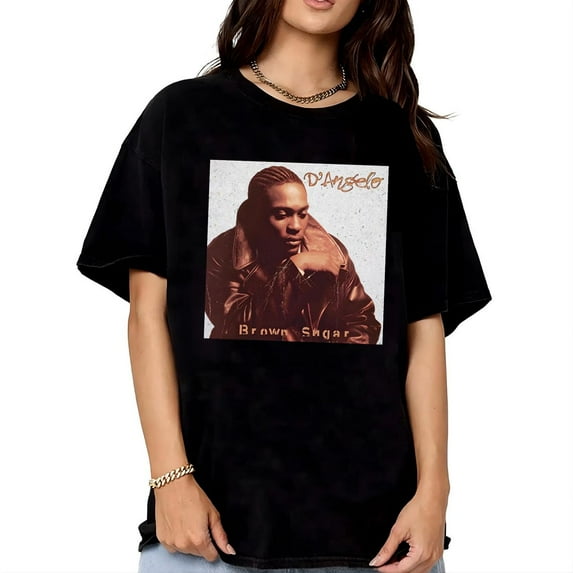 ZENUA D'Angelo Shirt, Brown Sugar, Vntg Rap Tee, 90S Rnb 2000'S Music,Neo Soul, Music T-Shirt, D'Angelo Memories T Shirt Hot Trending Shirt/Sweatshirt