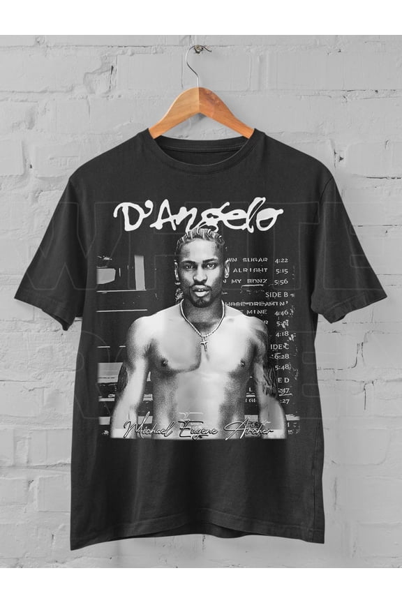 D'Angelo T Shirt, Brown Sugar Tee, Concert Merch, Vntg Rap Tee 90S Rnb 2000'S Music, Rip Legend Music T-Shirt Hot Trending Shirt/Sweatshirt