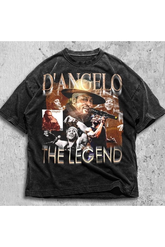 D'Angelo T Shirt, Brown Sugar Tour Tee, Concert Merch, Vntg Rap Tee 90S Rnb 2000'S Music, Rip Legend Music T-Shirt Hot Trending Shirt/Sweatshirt