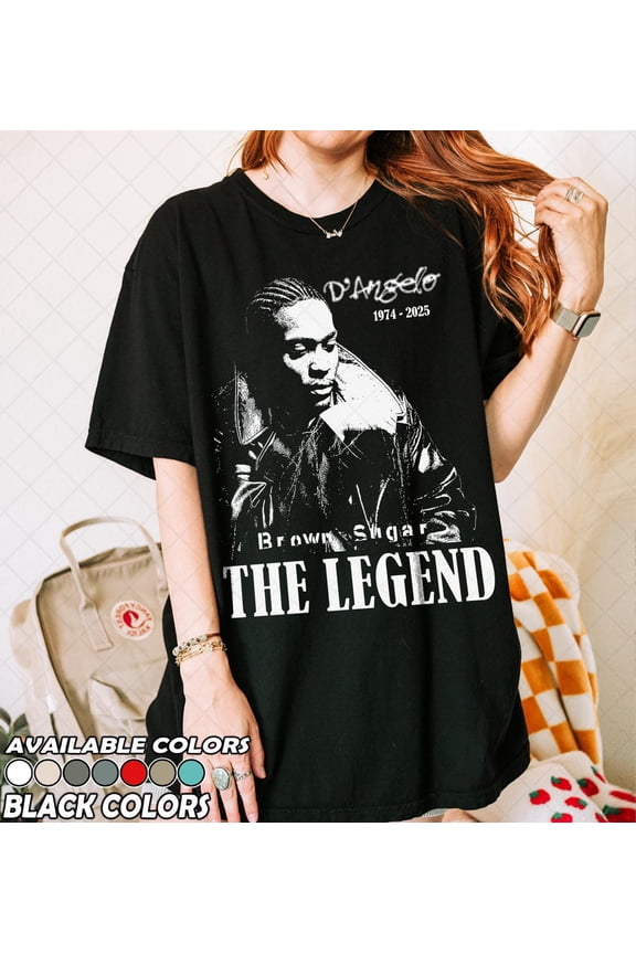 D'Angelo T-Shirt, Rnb 2000'S Music, Rip Legend Fan T-Shirt Hot Trending Shirt/Sweatshirt