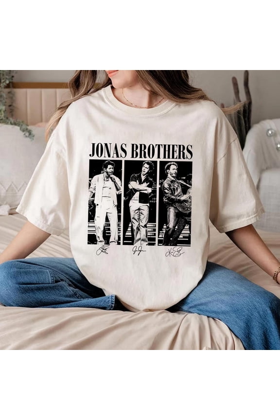 Jonas Brothers Jonas 20 2025 Shirt, Jonas Bros 20Th Annivesary Tour 2025, Jonas Brothers Shirt, Gift For Fan Hot Trending Shirt/Sweatshirt/Hoodie