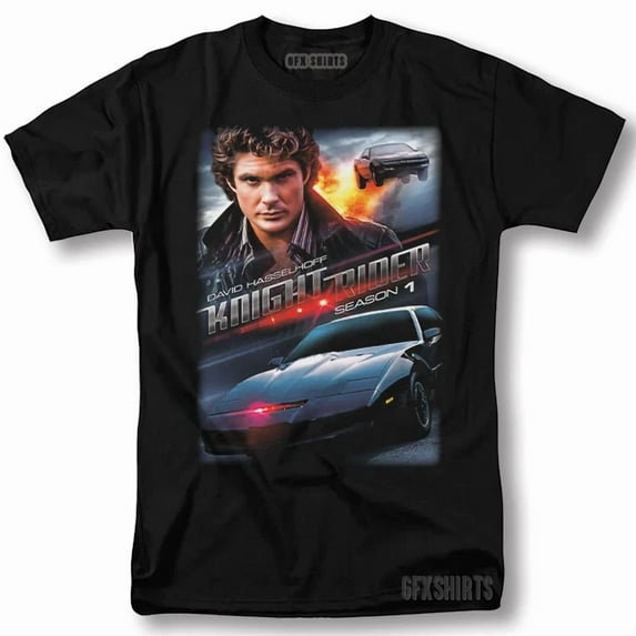 ZENUA Knight Rider Shirt David Hasselhoff Kitt Poster Vintage Graphic Design T-Shirt Hot Trending Shirt/Sweatshirt/Hoodie