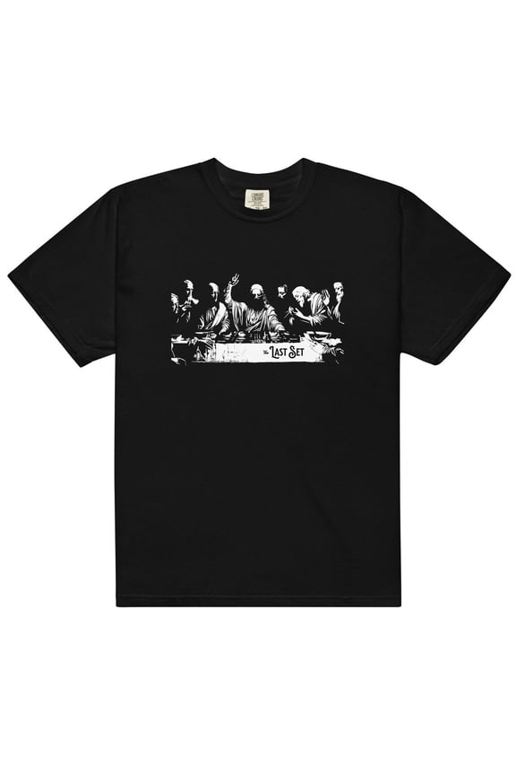 Last Set Dj Shirt Jesus Dj Graphic Tee House Music Techno Lover Shirt Gift Music Festival Rave Season Attire Hot Trending Shirt Music Tour Concert Shirt