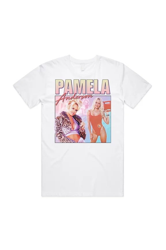 Pamela Anderson T-Shirt Tee Retro 80S 90S Gift Vintage Summer Festival Hot Trending Shirt/Sweatshirt/Hoodie