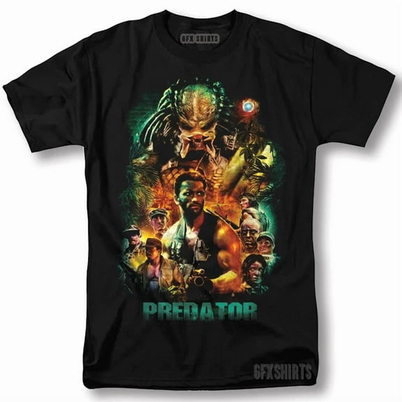 ZENUA Predator Shirt Classic Movie Poster Vintage Graphic Design T-Shirt Hot Trending Shirt/Sweatshirt/Hoodie
