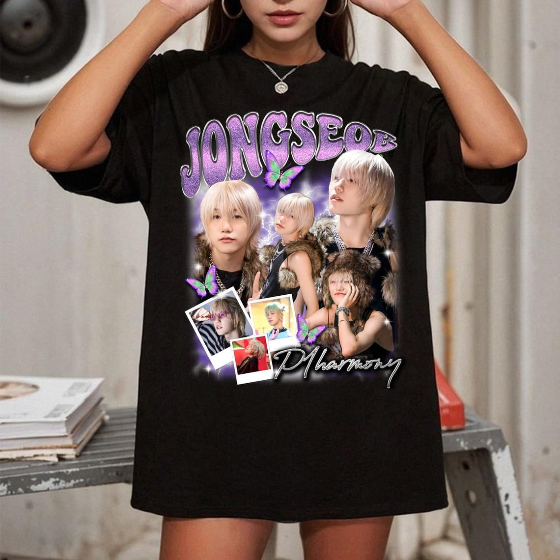ZENUA Retro Jongseob P1Harmony T-Shirt, P1Harmony Duh! Shirt