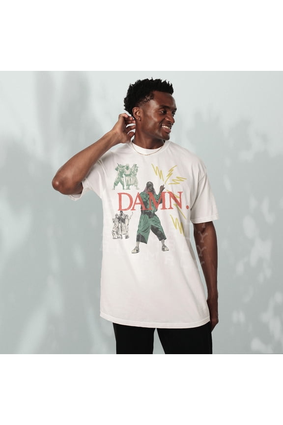 Retro Rapper Music Tee, Streetwear Style Damn Graphic Tee Shirt, Unisex Damn Rap Gift Tee For Lamar Or Music Lovers Hot Trending Shirt/Sweatshirt/Hoodie