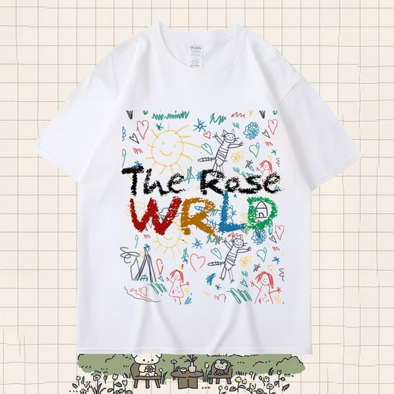 ZENUA Retro The Rose Wrld Road Map Shirt, The Rose Shirt, The Rose Wrld Shirt, Once Upon A Wrld Tour 2025, The Rose Once Upon A Wrld Toushirt Hot Trending Shirt/Sweatshirt/Hoodie