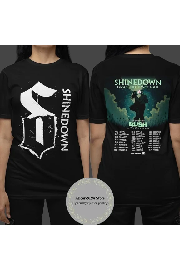 Shinedown American Tour 2025 T Shirt Hot Trending Shirt/Sweatshirt/Hoodie