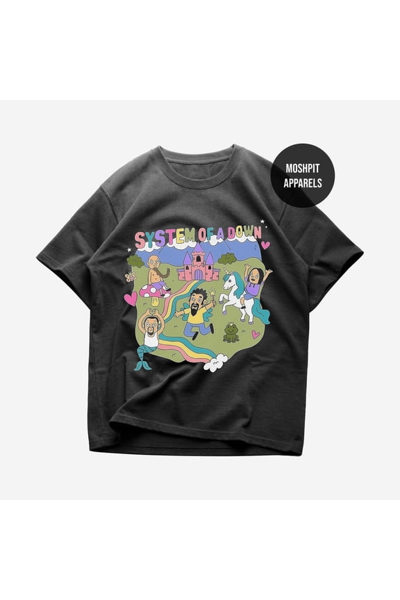 System Of A Down T-Shirt - Metal Music Shirt - Soad Shirt - Soad Cartoon Shirt - System Of A Down Merch Hot Trending Shirt/Sweatshirt