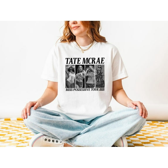 ZENUA Tate Vintage-Stye Mcrae Miss Possessive Tour 2025 Shirt, Graphic Tees For Fans, Concert Retro Shirt Hot Trending Shirt/Sweatshirt/Hoodie