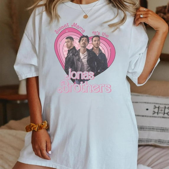 ZENUA Team Jonas Shirt, Living The Dream Tour 2025 Shirt, Sweet Mama It'S Jonas Bros Tee, Merchandise Shirt, Jonas Tour Gift For Her Hot Trending Shirt/Sweatshirt/Hoodie