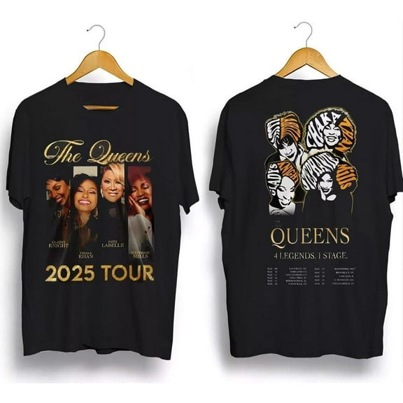 ZENUA The Queens 4 Legends 1 Stage 2025 Tour T-Shirt Hot Trending Shirt/Sweatshirt/Hoodie
