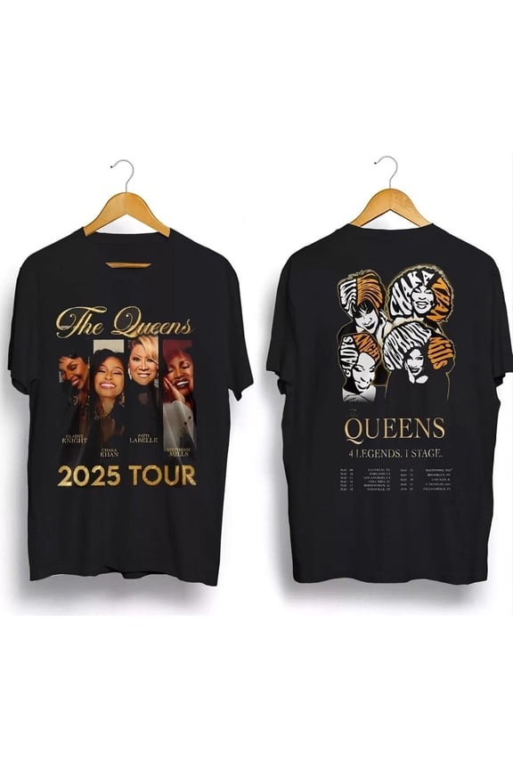 The Queens 4 Legends 1 Stage 2025 Tour T-Shirt Hot Trending Shirt/Sweatshirt/Hoodie