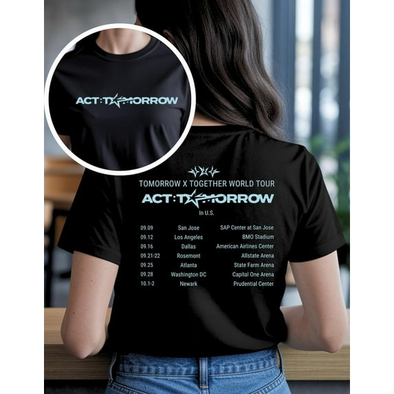 ZENUA Tomorrow X Together Act:Tomorrow Unofficial Tour Tshirt, Gift For Moa, Txt Fandom, Act Tomorrow World Tour, Txt World Tour Hot Trending Shirt/Sweatshirt