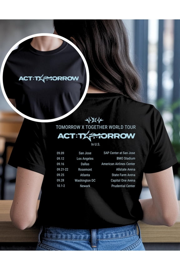 Tomorrow X Together Act:Tomorrow Unofficial Tour Tshirt, Gift For Moa, Txt Fandom, Act Tomorrow World Tour, Txt World Tour Hot Trending Shirt/Sweatshirt