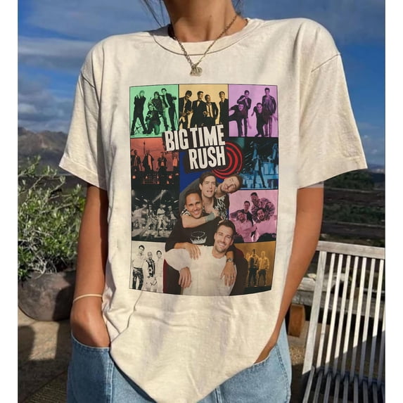 ZENUA Vintage Big Time Rush Shirt, Big Time Rush Tour 2025 Shirt, Big Time Rush Band Pop Music Fan Shirt, Concert Band Tee, Gifts For Fan Hot Trending Shirt/Sweatshirt/Hoodie