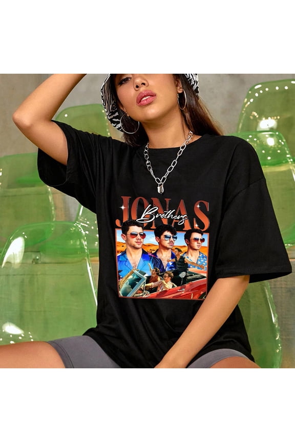Vintage Jonas Brothers T-Shirt: Retro Tour Merch Jonas Brothers 20Th Anniversary Tour Shirt Hot Trending Shirt/Sweatshirt