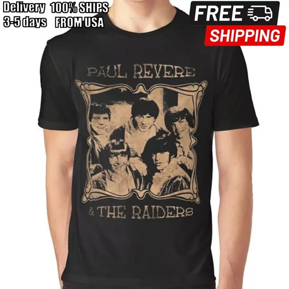 ZENUA Vintage Paul Revere & The Raiders T-Shirt Mark Lindsay Paul Revere Just Like Me Hot Trending Shirt/Sweatshirt/Hoodie