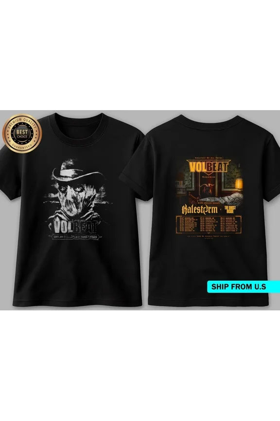 Volbeat Greatest Of All Tour 2025 2-Sided T-Shirt For Fan Hot Trending Shirt/Sweatshirt/Hoodie