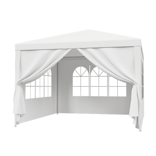 ZENY 10 X 10' Outdoor Patio Gazebo Canopy Wedding Tent with 4 Removable