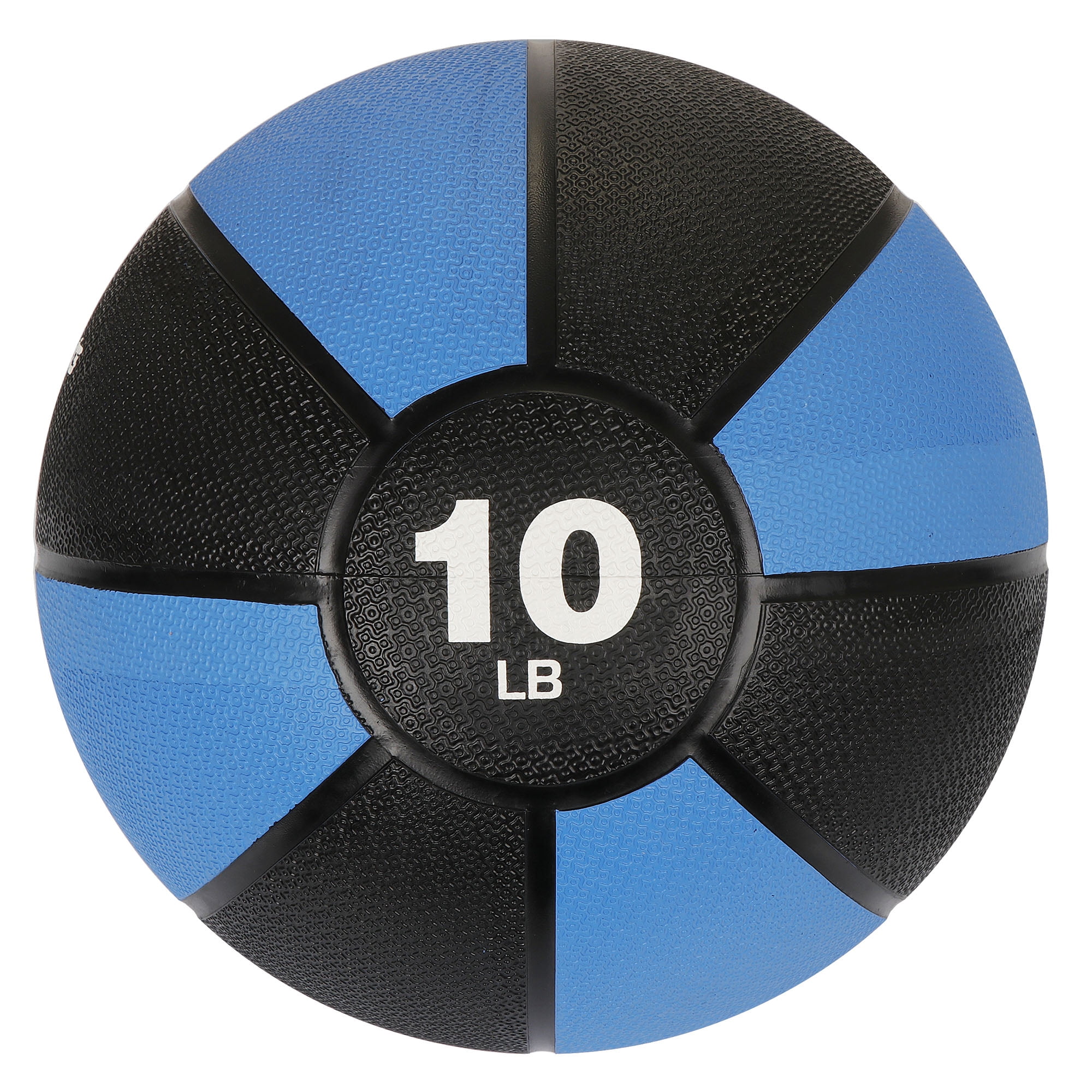 ZENY 10lbs Workouts Exercise Balance Training Medicine Ball, Blue & Black