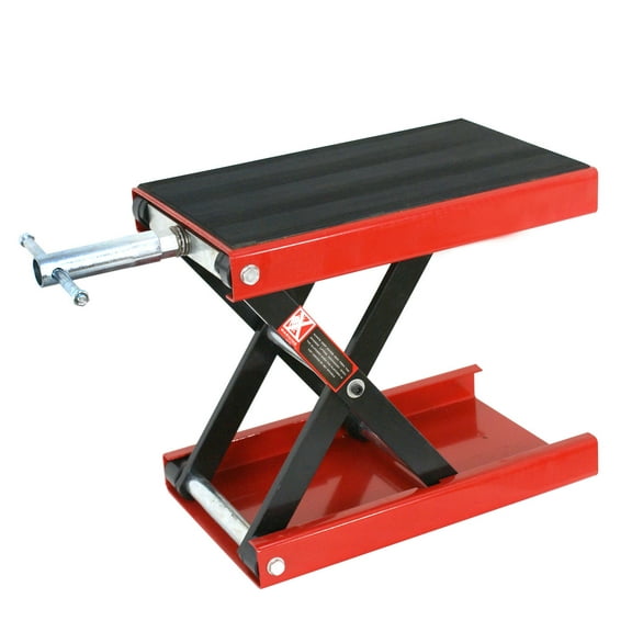 ZENY 1100 lbs Wide Deck Scissor Lift Jack Stand, Wide Deck, Motorcycle Lift