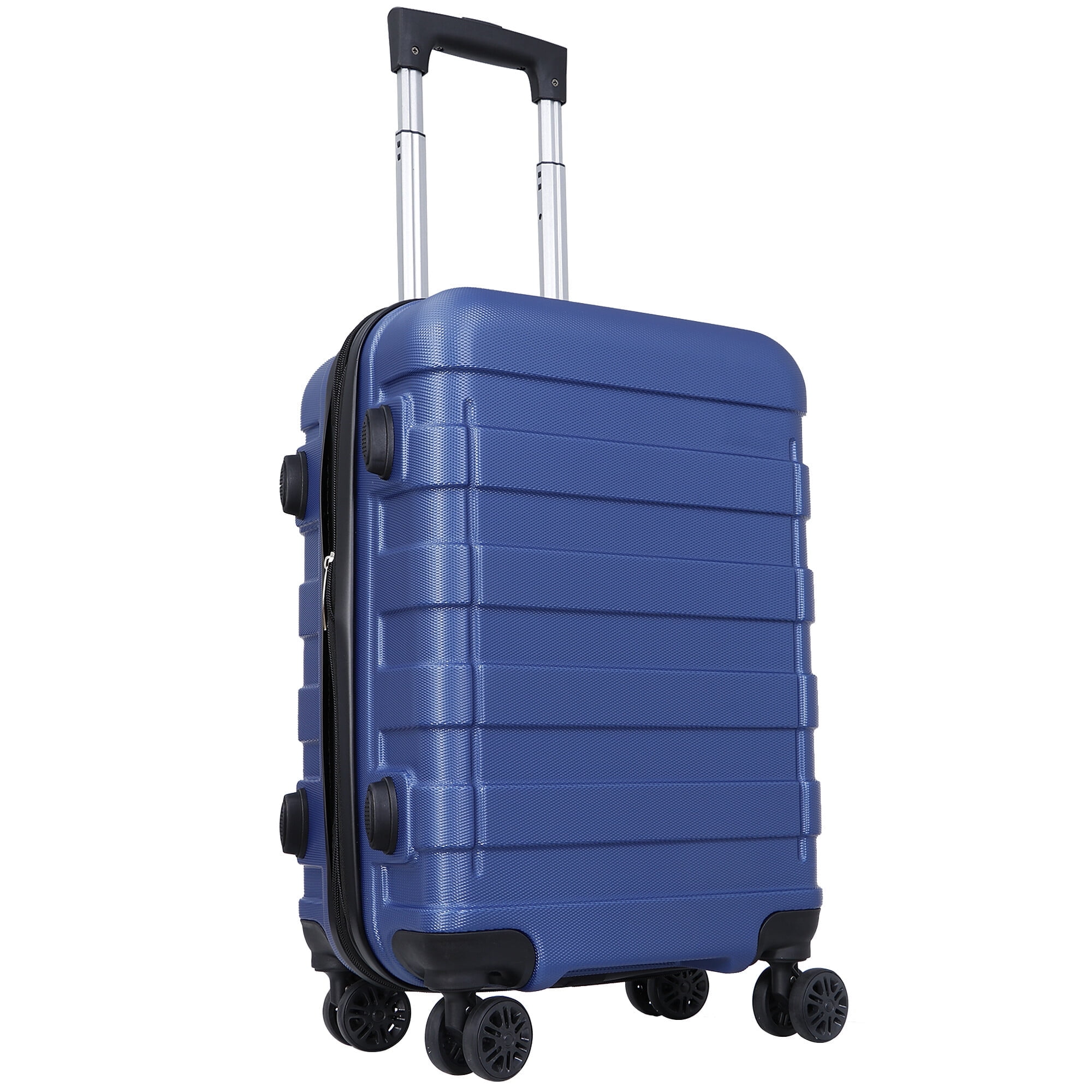 ZENY 21" Expandable ABS Luggage Suitcase Trolley, Blue