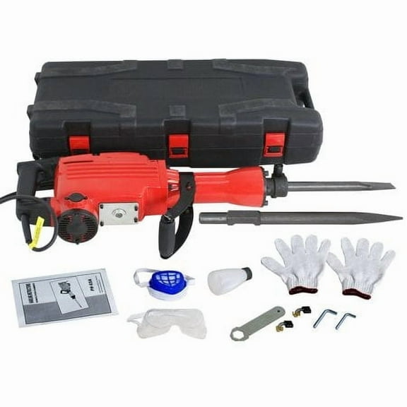 ZENY 2200W Electric Demolition Jack Hammer Concrete Breaker Power Tool Kit
