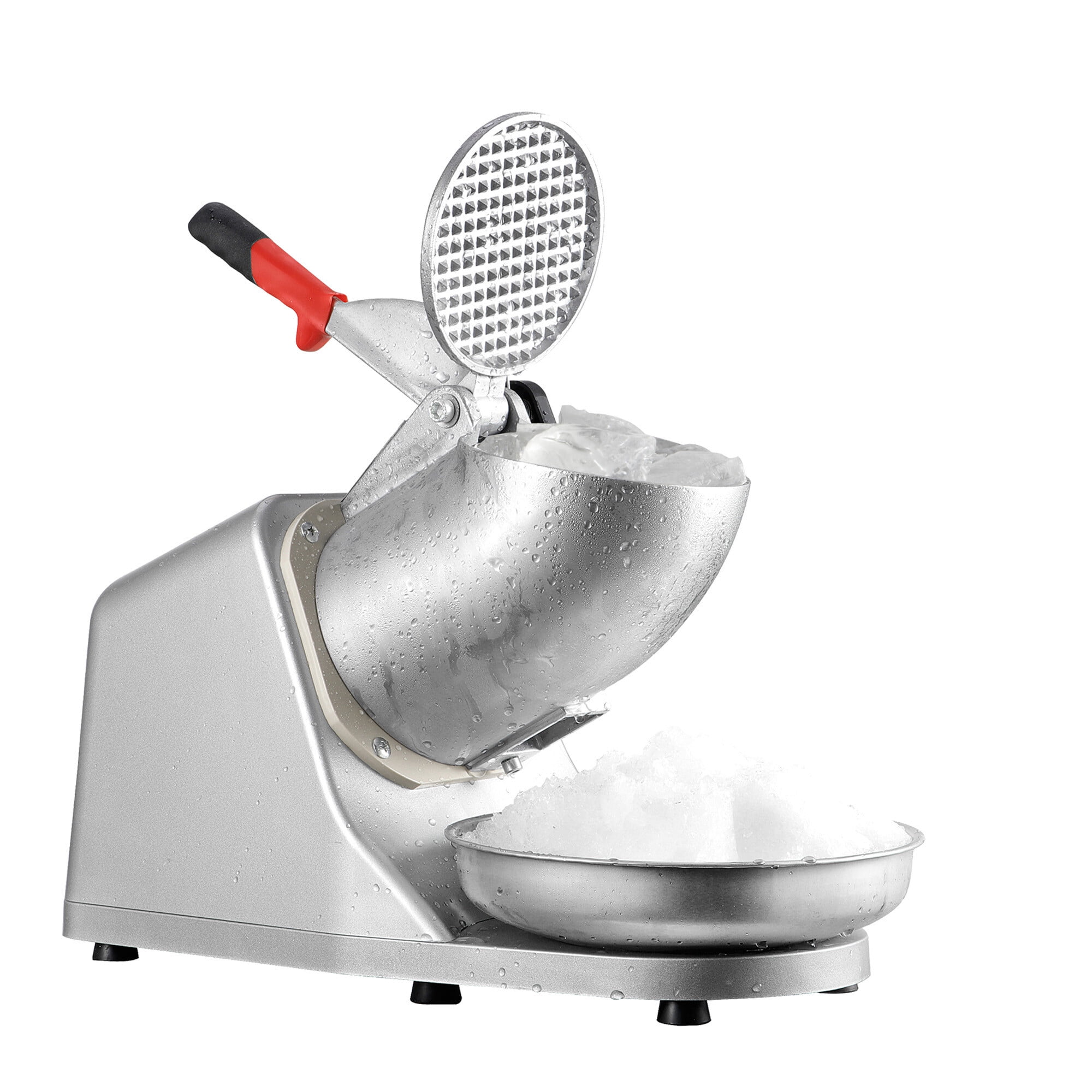 ZENY Home Ice Shaver & Crusher Machine Commercial Grade Snow Cone Maker 143 lbs Silver