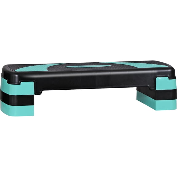 ZENY 31’’ Aerobic Step Platform, Adjustable Exercise Workout Stepper with Stable Risers, Stand Up Steppers for Exercise at Home, Fitness Equipment for Home Gym