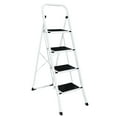 thumbnail image 1 of ZENY 4 Step Ladder Metal Frame Portable Folding Step Stool Anti-Slip Max 330lbs, 1 of 11