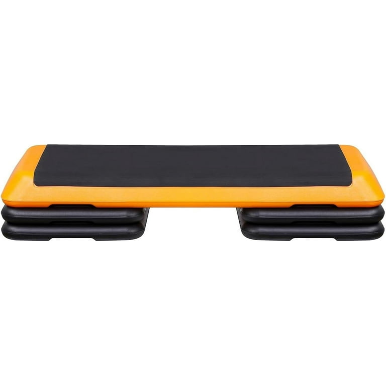 ZENY 43 Exercise Aerobic Step Platform Adjustable Fitness Stepper with 4 Stackable Risers Aerobics Stepper Workout Stepper for Home Gym Cardio