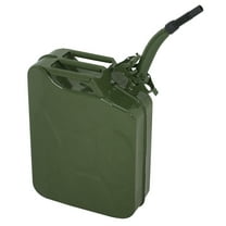 ZENY 5 Gal 20L Jerry Can Emergency Backup Gasoline Fuel Steel Tank Green